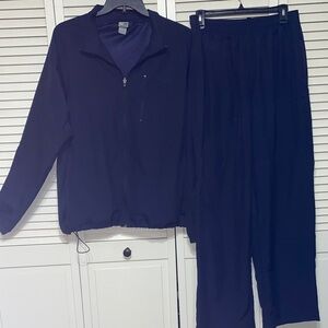 Champion Navy Track Suit, Jogging Suit  Jacket Size XL Pants Size L